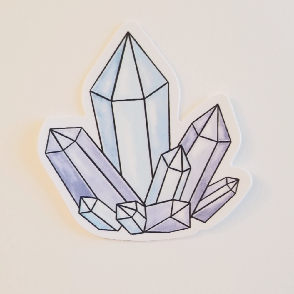 10/$10 Icy Crystals Sticker